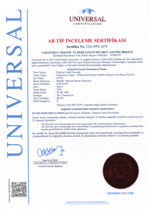 EN ISO 20345:2022 Kişisel koruyucu donanım - Emniyet ayak giyecekleri Önizleme