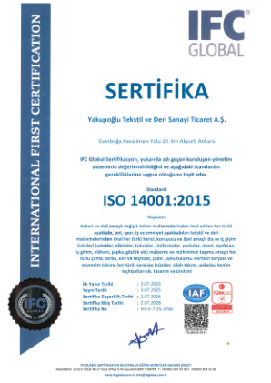 FC Global Sertifikasyo ISO 14001:2015