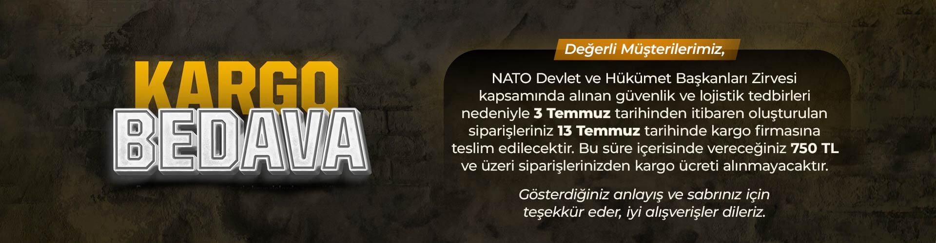 Kargo Bedava