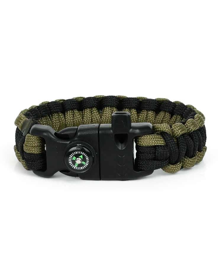 YDS FUNCTIONAL PARACORD/BİLEKLİK -HAKİ SİYAH