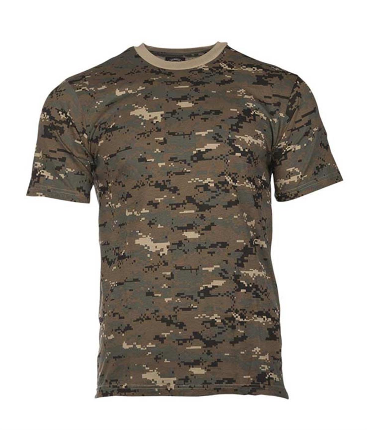 YDS MIL-TEC DGT WOODLAND T-SHIRT -KAMUFLAJLI
