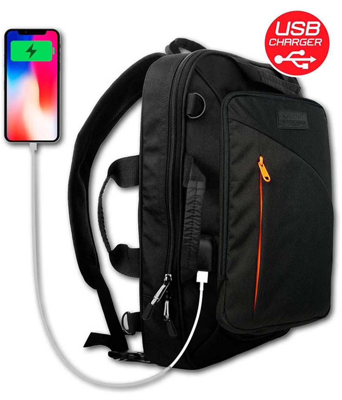 YDS TRAVEL ÇANTA USB -SİYAH