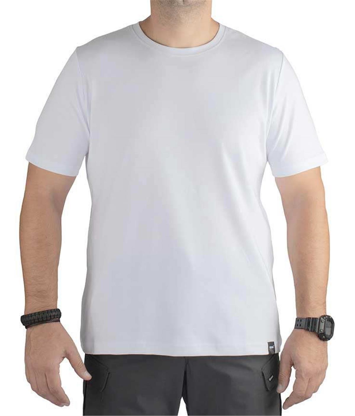 YDS TRAVEL T-SHIRT KISA KOL -BEYAZ