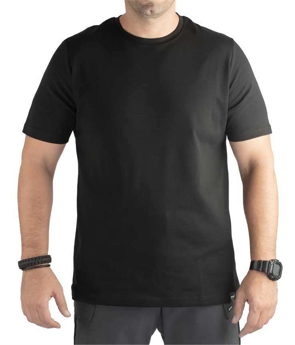 YDS TRAVEL T-SHIRT KISA KOL -SİYAH
