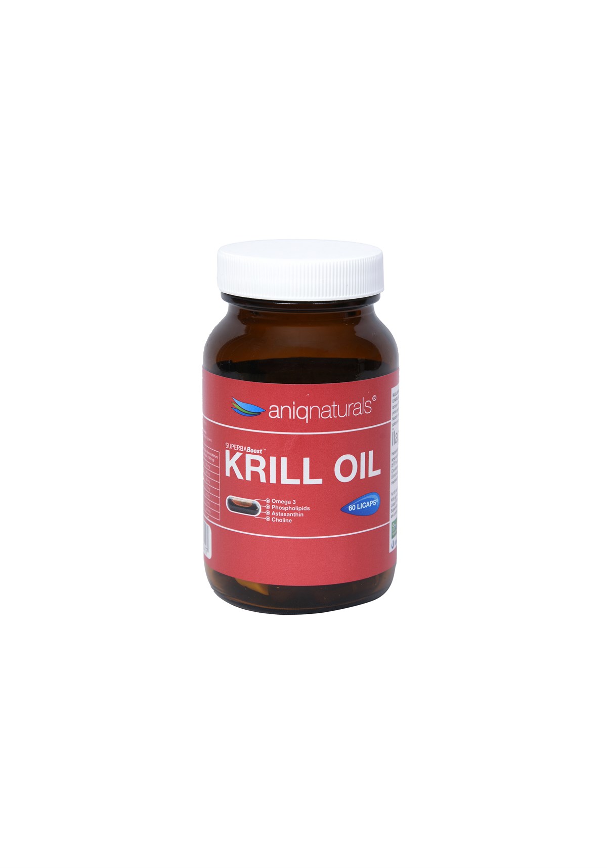 SUPERBA BOOST KRILL OIL 60 LICAPS GLASS JAR