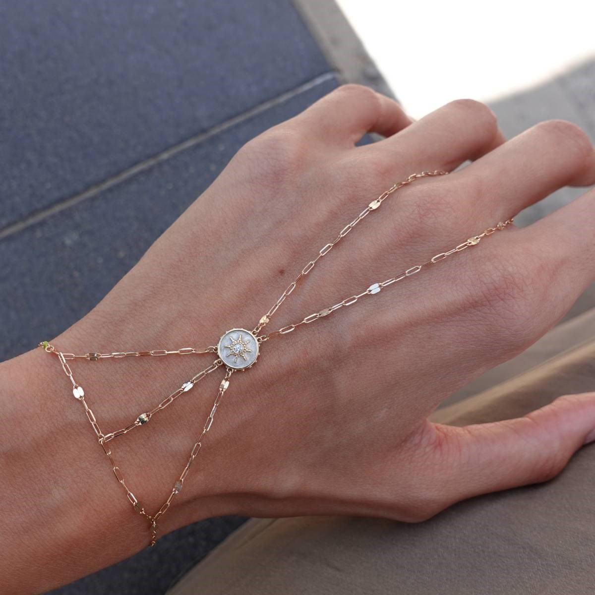 Taşlı Güneş Rosegold Şahmeran