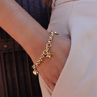 Cetaş Kalp Yıldız Bileklik