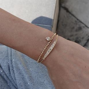 Cetaş Turuncu Taşlı Bileklik