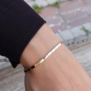 Kare Altın Bileklik