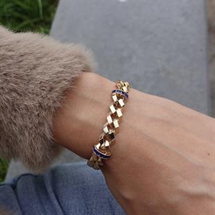 Mavi Taşlı Gurmet Bileklik 