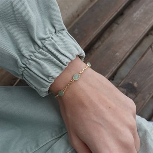 Yeşil Taşlı Bileklik