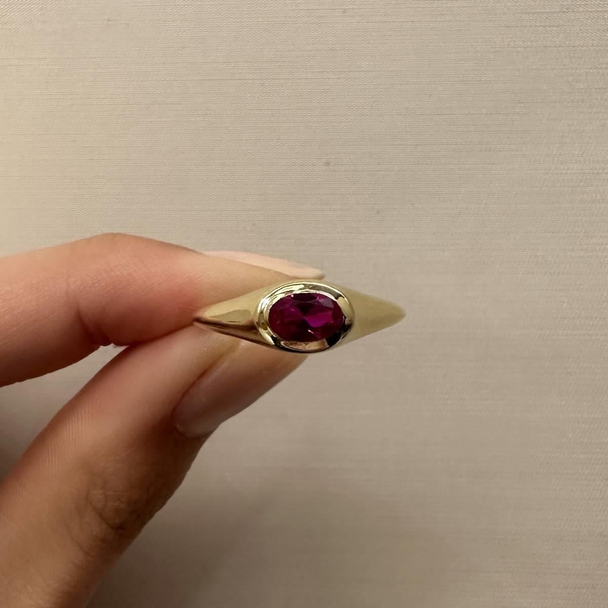  Pembe Taşlı Yüzük