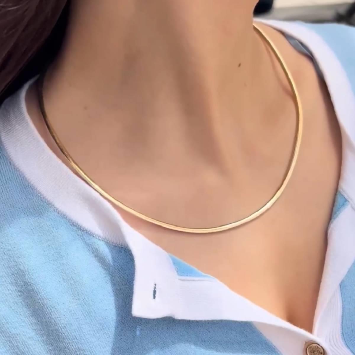 Omega Çif Taraflı Kolye