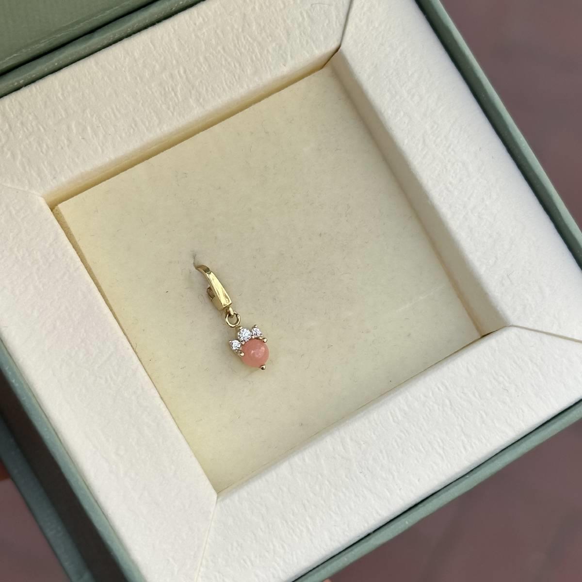 Pembe Taşlı Charm