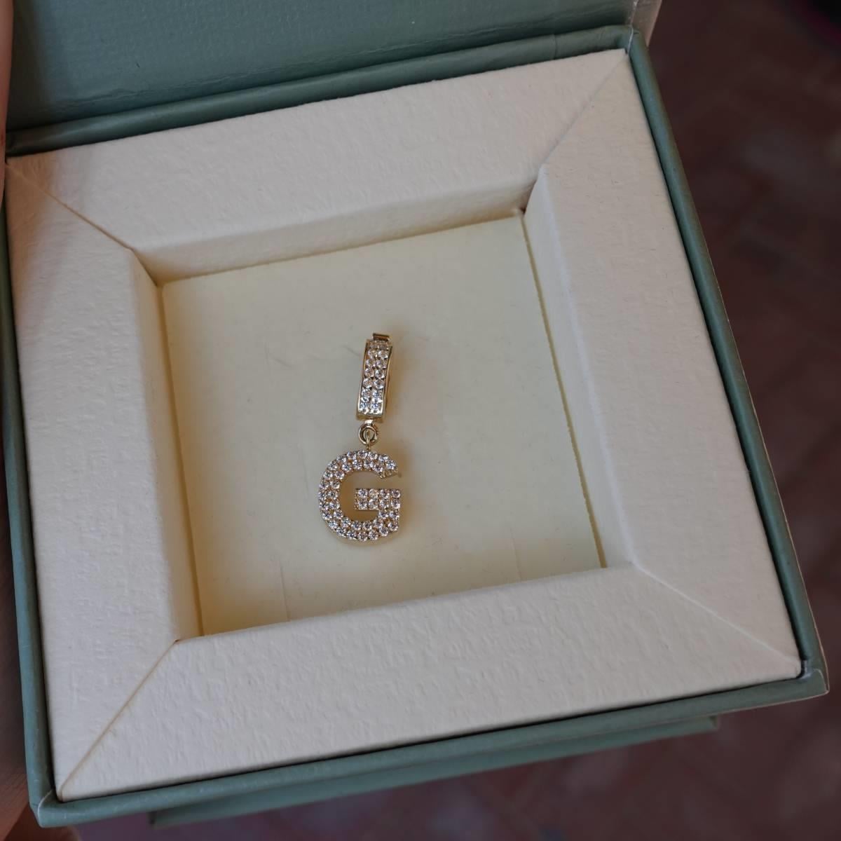 Taşlı G Harf Charm