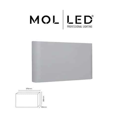Molled Çift Yönlü Slim Led Aplik Dekoratif Günışığı MOL8007 IP65