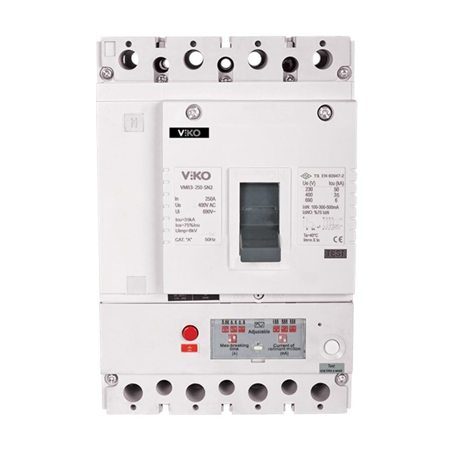 Viko 4P 80A 50MA-1A Kaçak Akımlı Kompak Şalter  VMR1-80