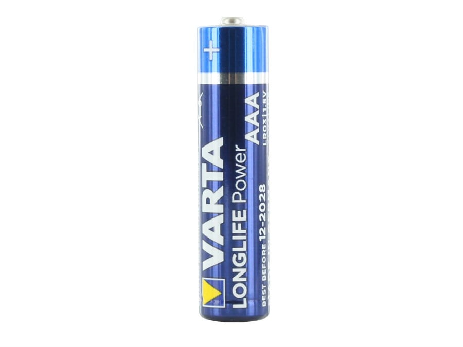 Varta AAA Long Life Power Alkalin Pil (İnce) K2 (1 ADET FİYATIDIR)