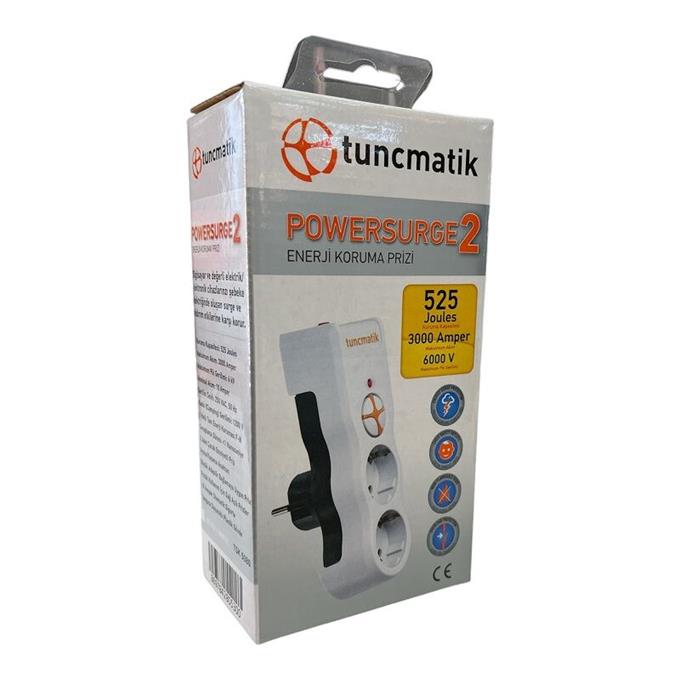  TUNÇMATİK  AKIM KORUMALI PRİZ 2 Lİ (TSK5080)