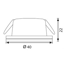 Jüpiter Diffüzörlü Mini Spot Ledli LS 968 S (3000 KELVİN)