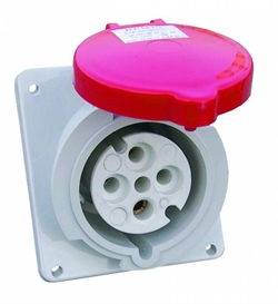 Bemis 40-079   CEE Norm 4/32A 380V 45° EĞİK MAKİNE PRİZ