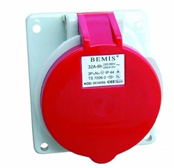 Bemis Priz CEE 32A IP44 Makina45° 3P+N+E