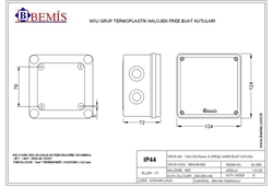 Bemis Kutu Buat IP44 Pls.120x120x70