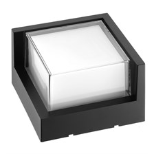 Horoz 12W Bahçe Duvar Aplik SUGA12/SC 12W 4200K ILIK BEYAZ  (SİYAH KASA)