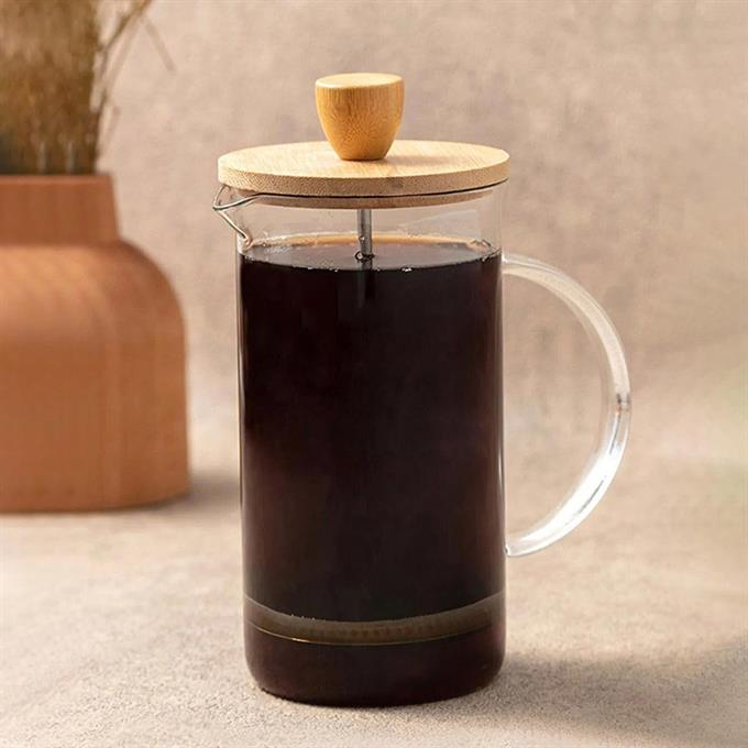 The Mia Bambu Kapaklı French Press 350 ml  CAM0327