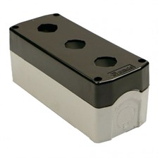 Bemis Üçlü Buton Kutusu Boş Plastik Siyah  BT3-3000-0006 IP67 