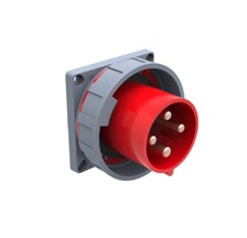 Bemis 125A Cee Norm Düz Makine Fişi Vidalı IP44 3P+E 