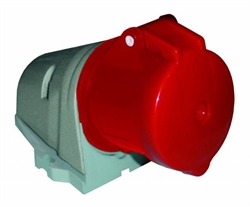 Bemis 40-030 CEE Norm 4/16A 380V 90° EĞİK DUVAR PRİZ