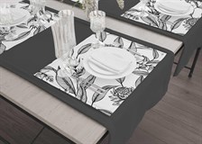 The Mia Flower- 6 Amerikan Servis 6 Lı Set - 50 x 35 Cm TXT0225
