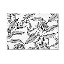 FLOWER 6 AMERİKAN SERVİS 6LI SET 50X35CM TXT0225