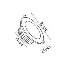 FORLİFE SPOT LED SMD HAREK.YUV.5W 6500K (BEYAZ IŞIK) BEYAZ KASA  FL- 2067 