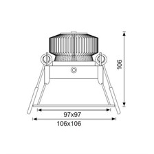 Jupiter 11W Led Sabit Spot Günışığı 3000K LS443 S (SIVA ALTI )