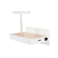Özcan Led Işıklı Şapkalı Masa Lambası USB Şarj Özellikli 3010-2ML Beyaz