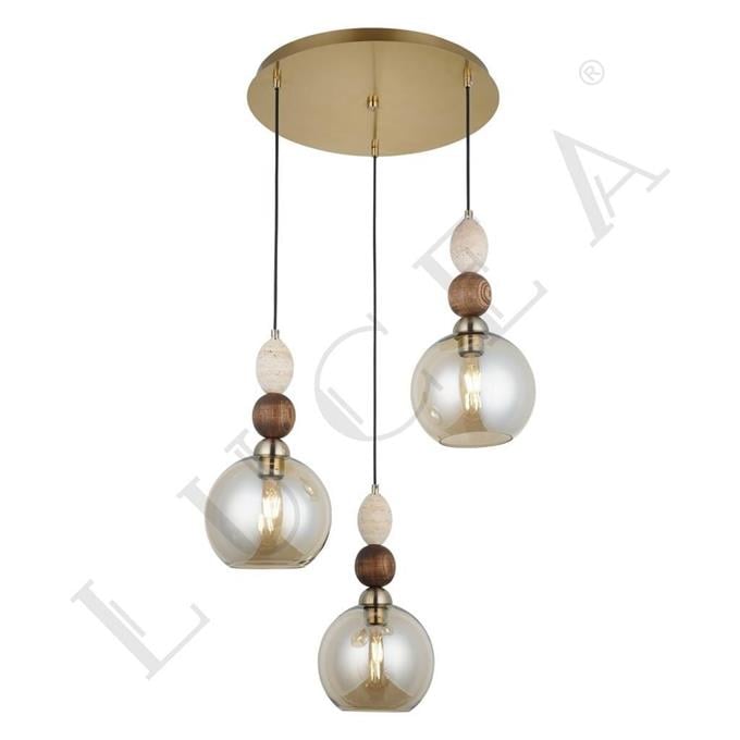 LEDO 3 LU ANTIK LAK YUV. AVIZE 3XE27