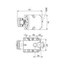 Mete Enerji 32A CEE Norm Duvar Prizi IP44 10° 3P+N+E 