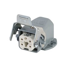 Mete Enerji 5P 10A Çok kontaklı Eğik Makina Prizi Metal 