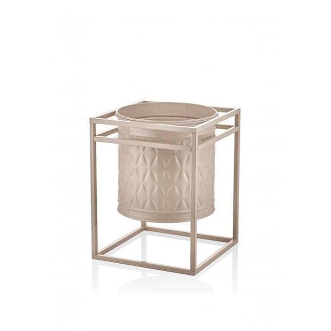 PRİZMA VAZO & SAKSI KARAMEL 60X30X30CM PZM0063