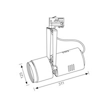 Jüpiter Metal HAlide Ray Spot JR644