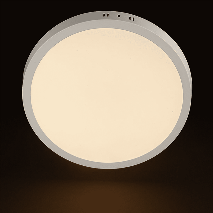 Noas 24W LED Sıva Üstü Panel Yuvarlak 6500K Beyaz Işık( BEYAZ KASA )