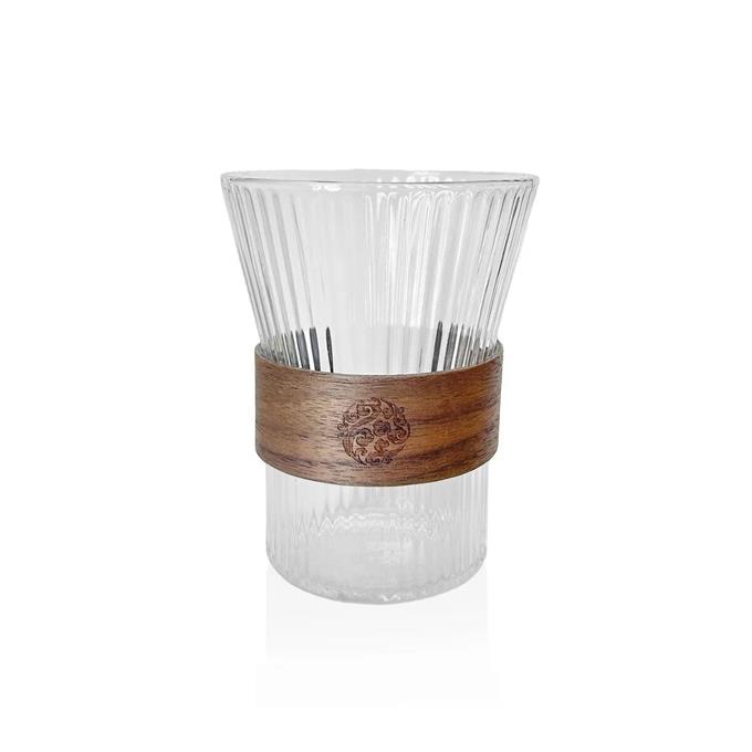 The Mia Çizgili Cam Bardak 320 ml MIA75969