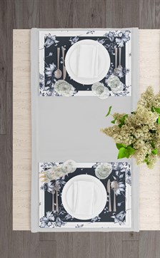 The Mia Flower- 5 Amerikan Servis 6 Lı Set - 50 x 35 CmTXT0224