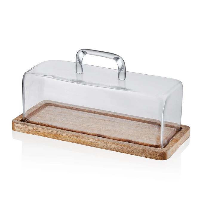 The Mia Madera Kek Saklama Fanusu 15x32x14 cm CAM0393