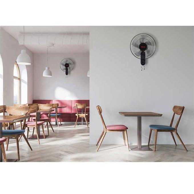 Kaşkar Taflan FB-40-704 40cm Plastik 5 Kanatlı Siyah Duvar Tipi Vantilatör 45w