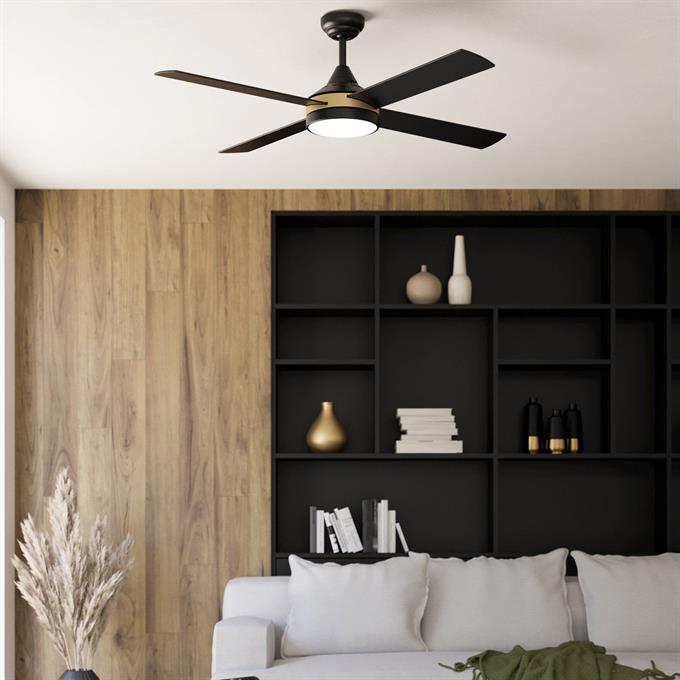 Eglo Led Aydınlatmalı  35118 “TRINIDAD” 4 Kanatlı Tavan Vantilatörü