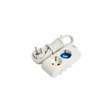 Viko 2li Multi-let Kablolu Grup Priz ( 2 Metre) Beyaz