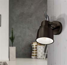 Eglo 43385 “MITCHLEY” Tavan-Duvar Armatürü Koyu Bronz-Krem